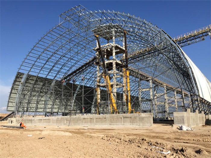 临汾煤机油桶翘工程网架